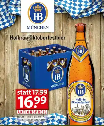 Getränkeland Hofbräu oktoberfestbier Angebot