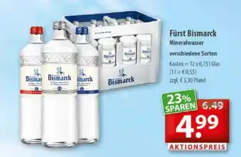 Getränkeland Fürst bismarck mineralwasser Angebot