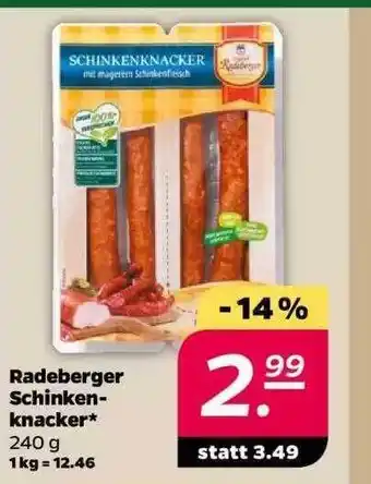 NETTO Radeberger schinkenknacker Angebot