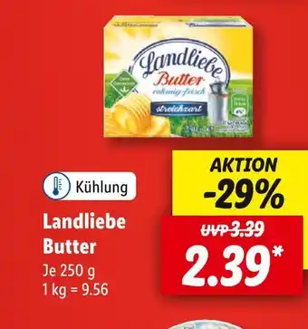 Lidl Landliebe butter Angebot