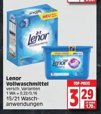 Edeka Lenor Vollwaschmittel Angebot