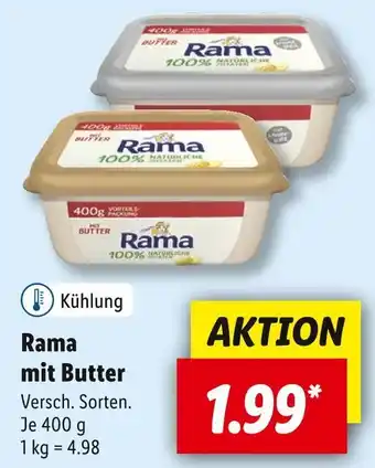 Lidl Rama mit butter Angebot