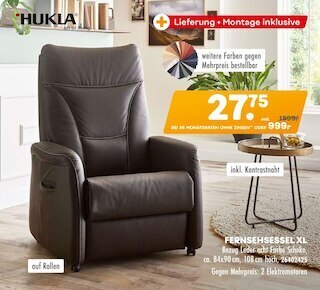 Möbel Kraft Hukla fernsehsessel xl Angebot