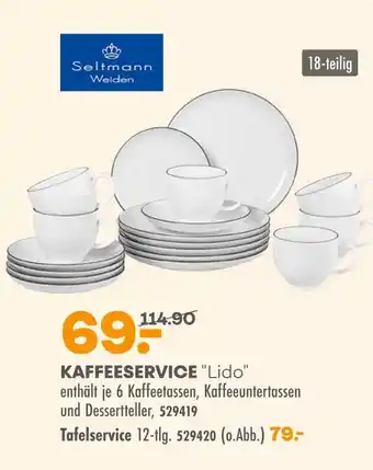 Möbel Kraft Seltmann weiden kaffeeservice "lido" oder tafelservice Angebot