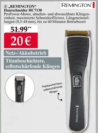 Woolworth „remington“ haarschneider hc7130 Angebot