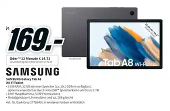 MediaMarkt Samsung wi-fi tablet Angebot