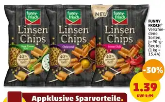 PENNY Funny frisch linsen chips Angebot