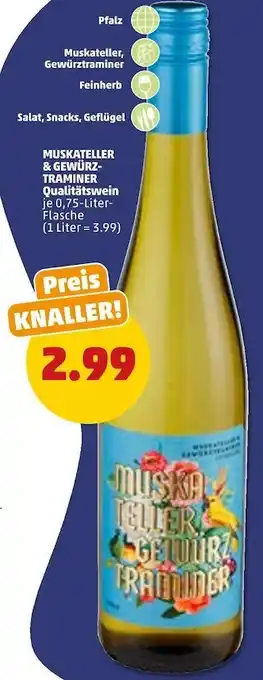 PENNY Muskateller & gewürztraminer qualitätswein Angebot
