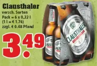 trinkgut Clausthaler 6x0,33L Angebot