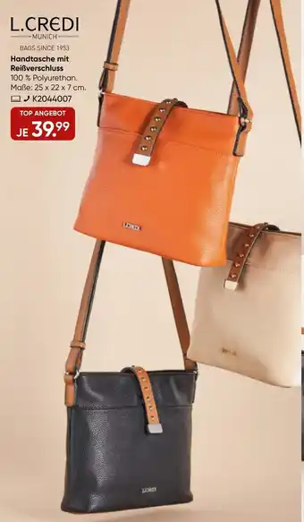 Galeria L. Credi Munich Handtasche mit Reißverschluss Angebot