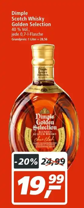 mein real Dimple Scotch Whisky Golden Selection 700ml Angebot