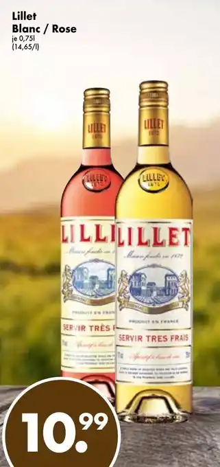 Trink und Spare Lillet Blanc oder Rose 0,75L Angebot