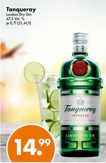 Trink und Spare Tanqueray London Dry Gin 0,7L Angebot