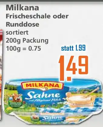 Klaas und Kock Milkana Frischeschale oder Runddose 200g Angebot