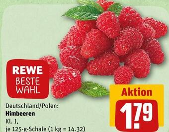 REWE Rewe beste wahl himbeeren Angebot