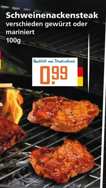 Klaas und Kock Schweinenackensteak 100g Angebot