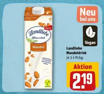 REWE Landliebe mandeldrink Angebot