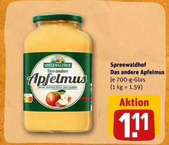 REWE Spreewaldhof das andere apfelmus Angebot