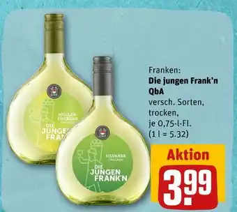 REWE Die jungen frank’n weißwein Angebot