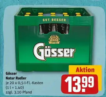 REWE Gösser natur radler Angebot