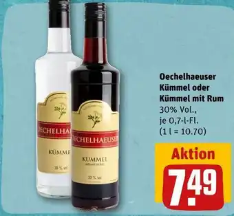 REWE Oechelhaeuser kümmel oder kümmel mit rum Angebot