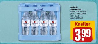 REWE Aquintéll mineralwasser Angebot
