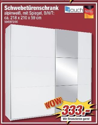 Poco Rauch schwebetürenschrank Angebot