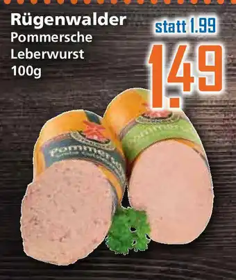 Klaas und Kock Rügenwalder Pommersche Leberwurst 100 g Angebot