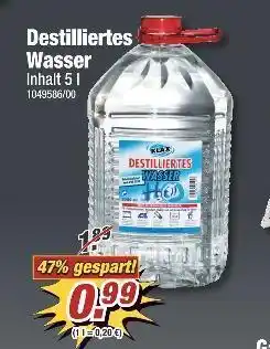 Poco Destilliertes wasser Angebot