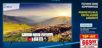 METRO Samsung 75“ uhd-led-fernseher gu75tu6979 Angebot