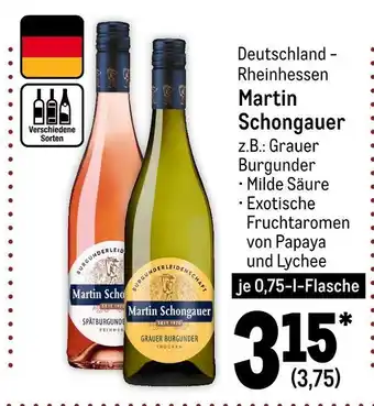 METRO Martin schongauer Angebot