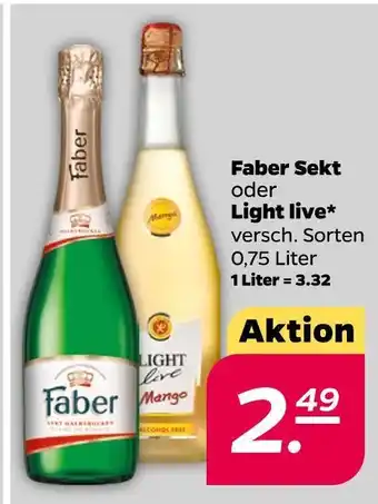 NETTO Faber sekt oder light live Angebot