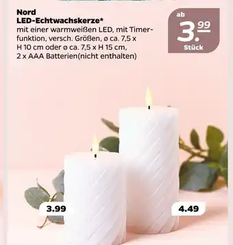 NETTO Nord led-echtwachskerze Angebot