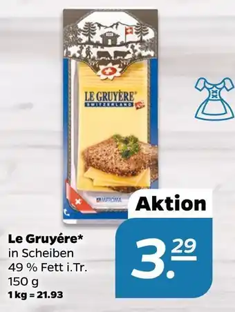 NETTO Le gruyére käse in scheiben Angebot