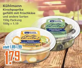 Klaas und Kock Kühlmann Kirschpaprika gefüllt mit Frischkäse 150g Angebot