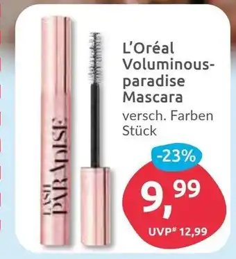 Budni L'Oreal Voluminousparadise Mascara Angebot