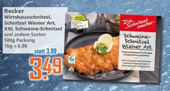 Klaas und Kock Recker Wirtshausschnitzel, Schnitzel Wiener Art, XXL Schweine Schnitzel 500g Angebot