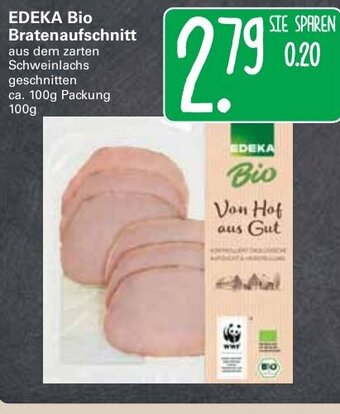 WEZ Edeka Bio Bratenaufschnitt 100g Angebot