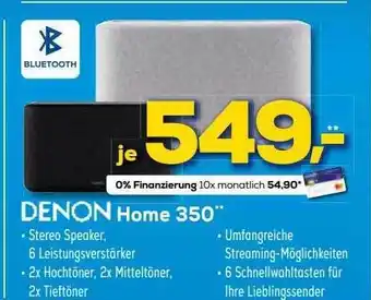 Euronics XXL Denon home 350 Angebot