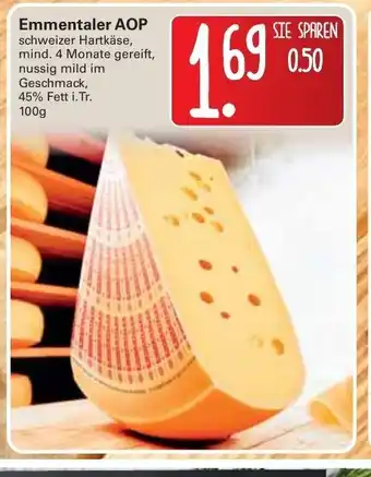 WEZ Emmentaler AOP 100g Angebot