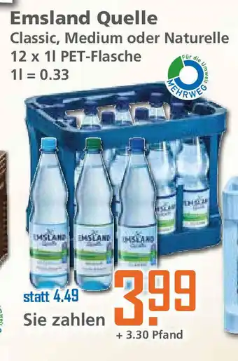 Klaas und Kock Emsland Quelle 12x1L Angebot