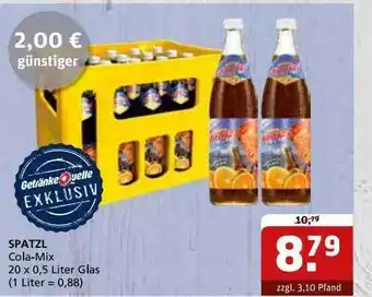 Getränke Quelle Spatzl cola-mix Angebot