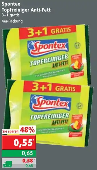 L. STROETMANN GROSSMARKT Spontex Topfreiniger Anti Fett Angebot