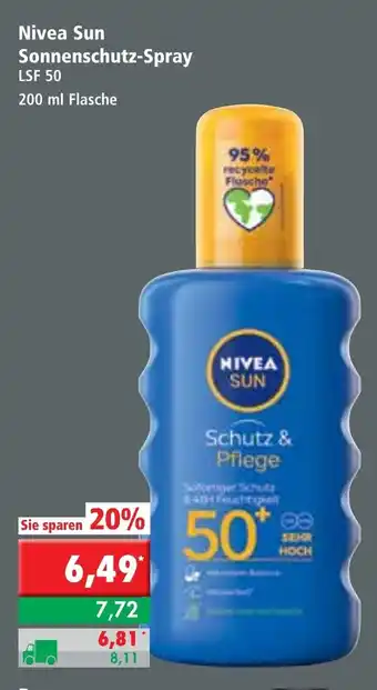 L. STROETMANN GROSSMARKT Nivea Sun Sonnenschutz Spray 200ml Angebot