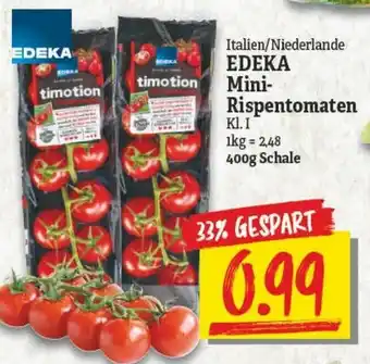 NP Discount Edeka Mini Rispentomaten 400g Angebot