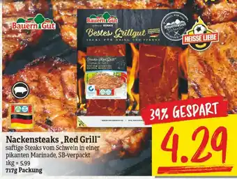 NP Discount Bauern Gut Nackensteaks Red Grill 717g Angebot