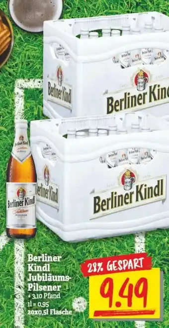 NP Discount Berliner Kindl Jubiläums Pilsener 20x0,5L Angebot