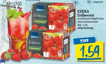 NP Discount Edeka Erdbeeren 300g Angebot