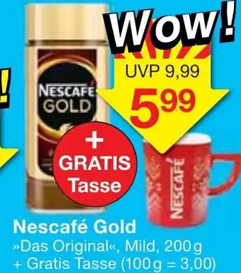 Jawoll Nescafé Gold 200 g Glas Angebot