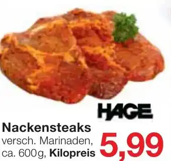 Jawoll Hage Nackensteaks 600g Angebot